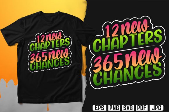 12 New Chapters 365 New Chances Graphics