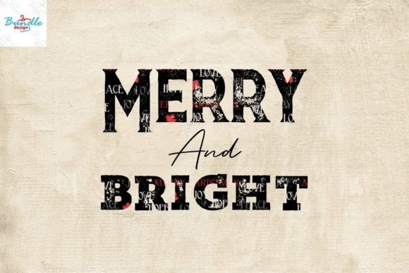Merry and Bright Graphics for Crafts Projects